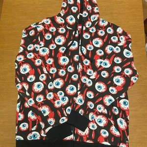 Iron fist bleeding eyeball hoodie
